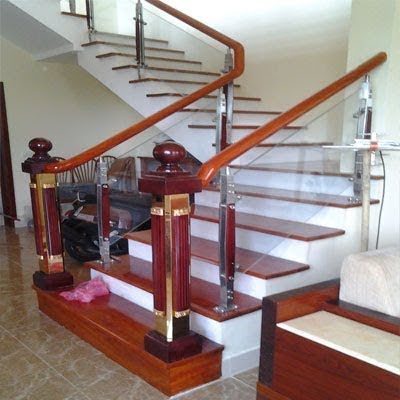 cầu thang kính 2025