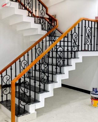 cầu thang sắt nghệ thuật
